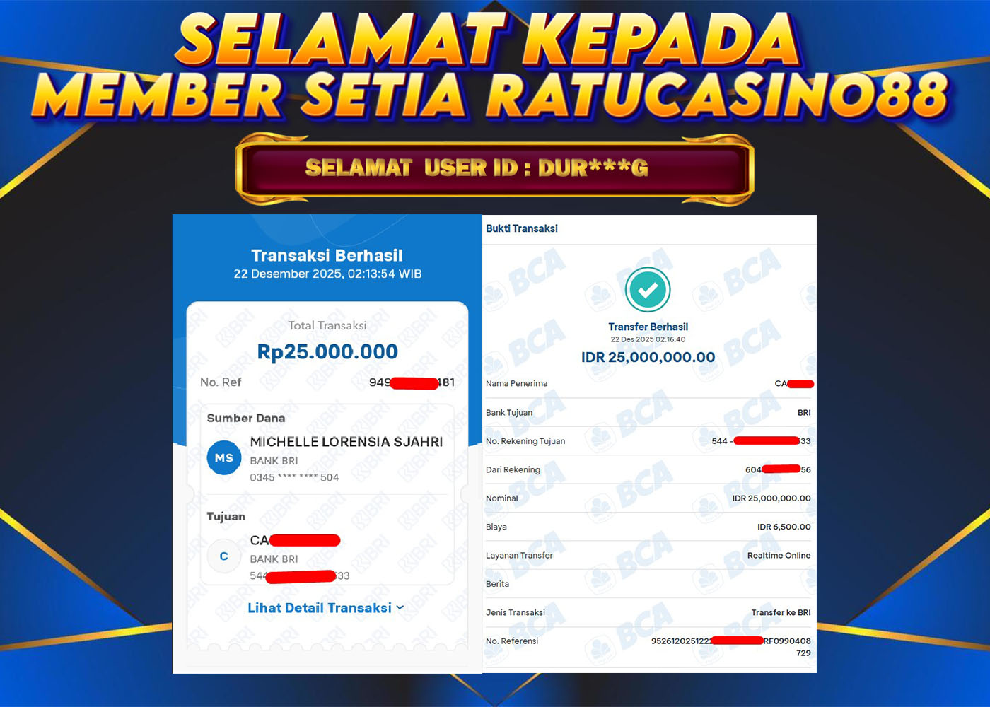 WITHDRAWAL MEMBER 167